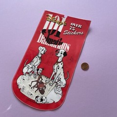 Vtg Disney Store Stickers Disney 101 Dalmatians Animations Puppies Cute!
