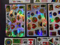Vintage – Stickers – Variety – some missing as shown – comes as a set as shown