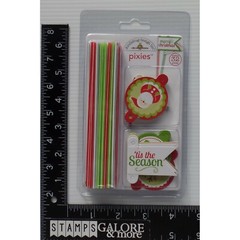 CHIPBOARD ACCENTS 32 PIXIES 4021 HOME FOR THE HOLIDAYS PENDENT FLAGS #2557