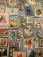 450 Pc Graphic 45 Ephemera Faux Stamp Die Cuts Junk Journal Scrapbooking Lot