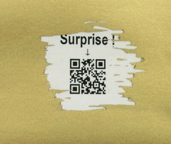 Scratch off Stickers 200*235mm Gold Colour 10 Sheets Big Size