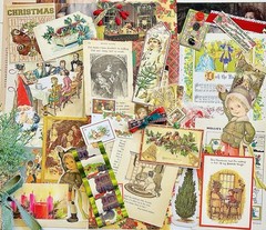 VTG Christmas Ephemera Junk Journaling Victorian Elf Fairy Crafting Pack 70 Pcs