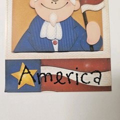 Pebbles Inc. Uncle Sam Cardstock Stickers 4th of July Independence Day Snip Its
