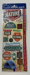 Paper House Cardstck Stckers-Beach, Grad, Florida, LA, Outdoors, Smoky Mountains