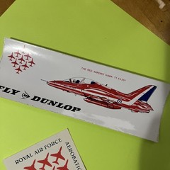 RARE Vintage Red Arrows Hawk T1 XX251 RAF Stickers British Aerospace Unused!