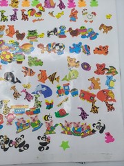 Vintage 1980’s -90’s Sticker Album Filled With Stickers