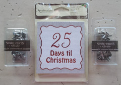 Mixed Lot 24 Packs Christmas Embellishments Stickers Flowers Tape Brads New