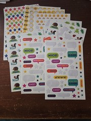 Lot of Teacher Classroom Reward Motivational Stickers