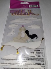 New, Disney, EK Jolee’s Dimensional Sticker, «Aladdin & Jasmine» Flying Carpet