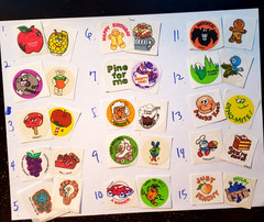 VINTAGE 15 SCENTED STICKER SETS TREND CTP EUREKA 3M PAPER ART SMURFS SNIFFY 80s