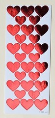 Love Heart Sticker sheet
