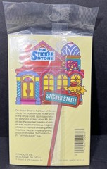 Vintage Scratch N Sniff Stickers BUBBLE GUM Scent Silly Sneakers Sticker Store