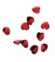 3 PCs Floating Charms Fit Living Locket Red Heart Birthstone 5mm