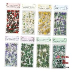 Transparent Flower & Plant – 48 Sheets – 48 Sheets – Natural Floral & Plant
