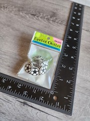 Eyelet Outlet Brads – Soccer Ball 12/Pkg Scrapbooking Embellishments NEW #49