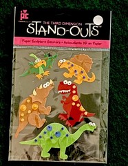 Stand-Outs by Provo Craft 3D EXTINCT DINOSAURS Theme 96128 Fast FREE Ship!