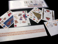 Lot of Stickers, Christmas, Cheer. Whimsy, Twinkle, Holly Days, Dazzle.