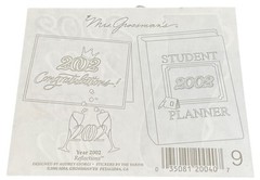 Scrapbook Stickers 2002 Year Card Journal Grossman’s 1 Sheet
