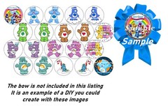 Assorted Precut Bottle Cap Images (Sets)