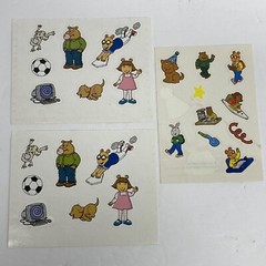 Vtg Marc Brown Arthur & Friends Stickers 1999 Party School Sports Kids Crafts