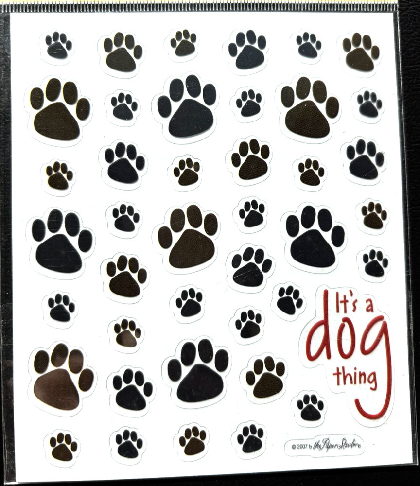 🔥 Paper Studios Stickabilities DOG THING STICKERS 5 X 6″ SHEET