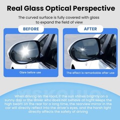 Passenger Side Mirror Replacement Glass for Honda Odyssey 2014-2017,Backing P…