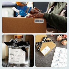 (2″ x 4″) 30 Sheets, Printable White Sticker Labels, Laser/Inkjet Printing – Mat