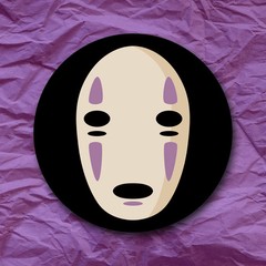 No Face Sticker Spirited Away Studio Ghibli Disney Anime Decal Cartoon