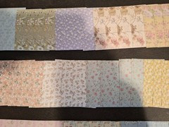 100pc Vintage Scrapbooking JJ Craft Papers Nice Floral Pack 3 1/4 X 3 1/4 In