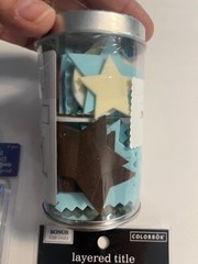 Baby Boy Scrapbook Embellishments – Foam Shapes, Layered Cut Out, Sparkle Shapes