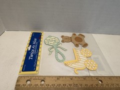 Ellison Designs «Twice As Nice» Laser Overlays Die Cuts With A View, Baby Outing