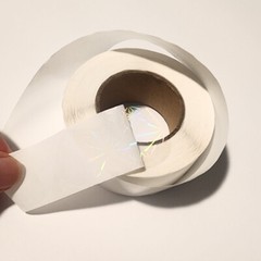 1000pcs 1 Inch Clear Sealing Sticker Round Shiny Patterns Security Seal Stickers