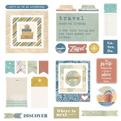 Crafts Die Cuts Travelogue Travel Where to Next Discover Adventures Luggage Go