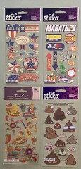 Lot Of 33 Sheets Sticko Stickers! All Occasion!