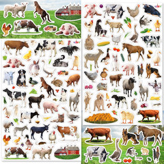 24 Sheets Spring Stickers for Kids, 840 PCS Spring Decorative Stickers Crafts Pa