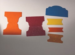50+ DieCut Multicolored Junk Journal Page Tabs 2 Sizes Banners Embellishments