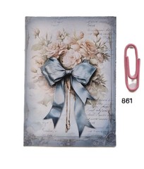 Elegant Blue Journal Cards Supplies Scrapbooks Junk Journal 861