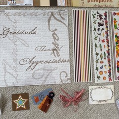 FALL Themed Embellishments Lot