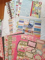 Reduced Nikki Sivils, My Little Shoebox, Adorn Family Scrapbook Stickers Diecuts