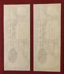 Creative Memories HALLOWEEN Sticker Strips LOT of 2 Jack-O-Lantern Candy Bag Hat