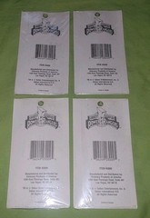Vintage Power Rangers Crack And Peel Sticker Pack Lot of 4 Saban 1993
