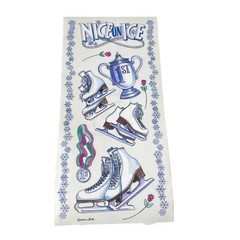 12″ ICE SKATING Skates Borders SCRAPBOOK Stickers by Sticker Parade Y2K