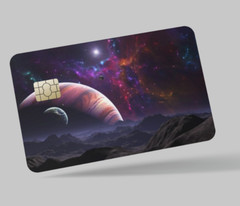 GALAXY , 2 pc credit card skin & DEBIT CARD,TROLLEY & GYM