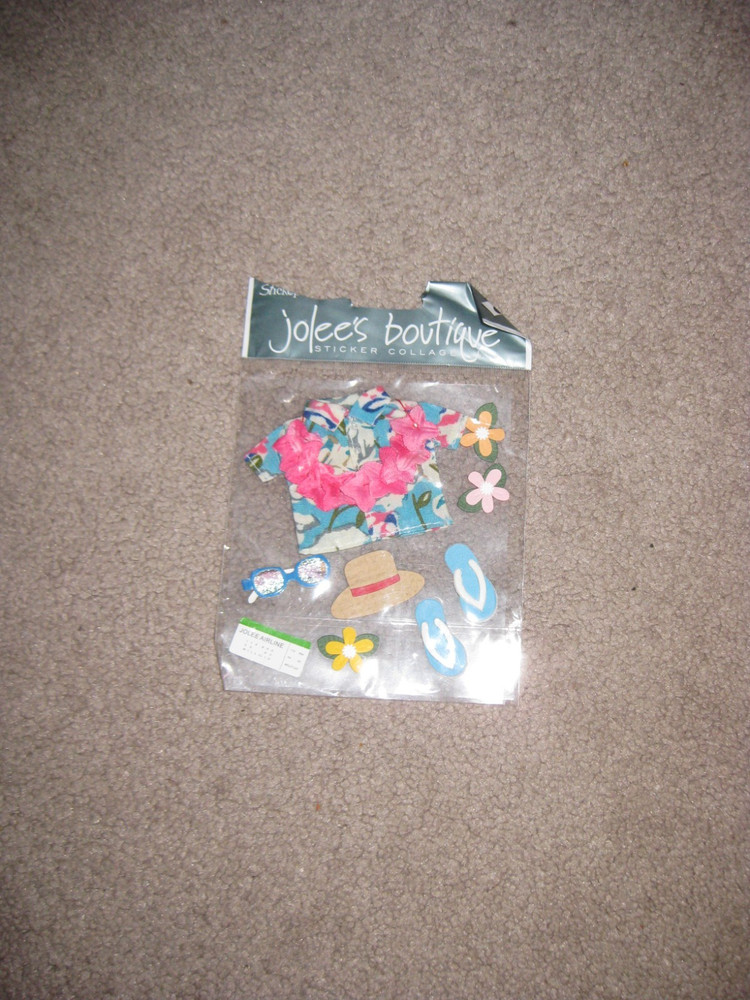 Jolee’s Boutique Tourist Dimensional Stickers Hawaii Travel Vacation Scrapbook