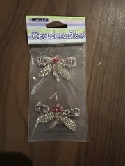3 New Packs Rare Vintage Sticko Beadorables Stickers Cute Dragonflies