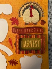 K and Company- Thanksgiving & Harvest-stickers, rubons- Johnny Yanok