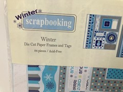 Winter Scrapbooking Lot Stickers Die Cuts Chipboard Alphabet Snowman Crafts