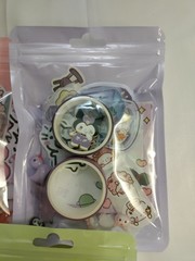 Sanrio Hello Kitty Stationery Memo Pad Washi Tape Stickers Enamel Pin and Charms