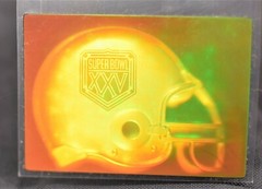 VTG Polaroid 3-D 90’s Hologram Sticker- SUPERBOWL XXV Helmet 1.5 x 2.25″