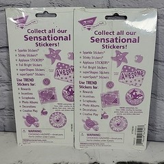 Trend Super Shapes Stickers Colorful Stars Lot Of 2 Packs – 1300 Each